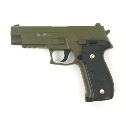 Страйкбольный пистолет Galaxy G.26G (Sig Sauer 226) зеленый